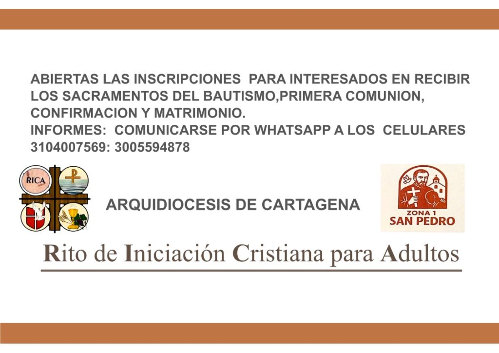 información de los bautizos